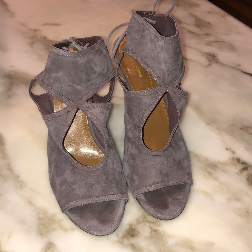 Aquazzura suede shoes